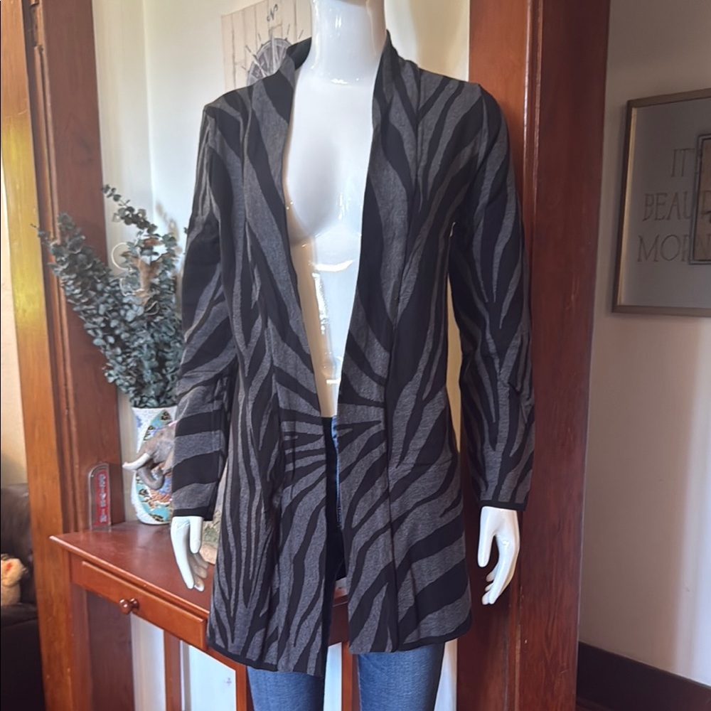 NWT Style&Co size small Black and Gray Women's cardigan/wrap/ Jacket